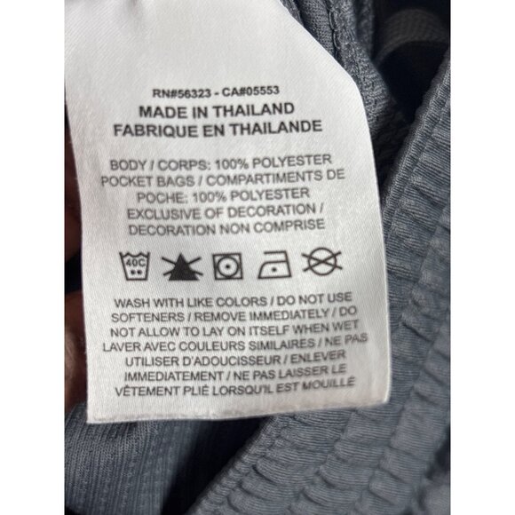 Nike Dri-Fit Mens Athletic Shorts M Gray & White - Picture 7 of 8